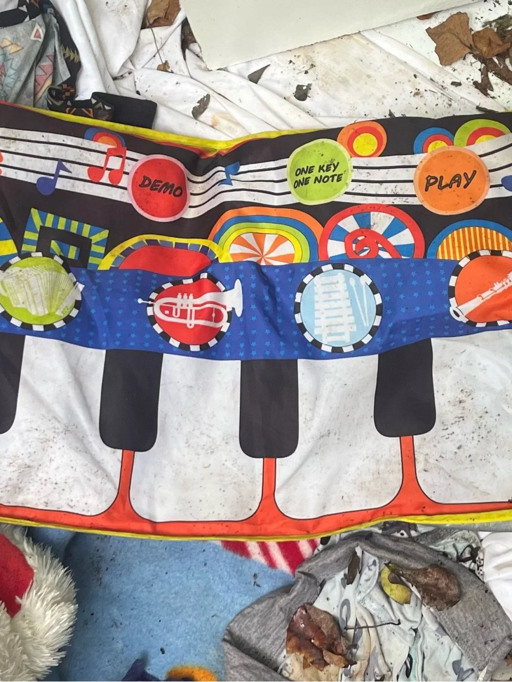 Kids Musical Playmat - Colorful Piano Design